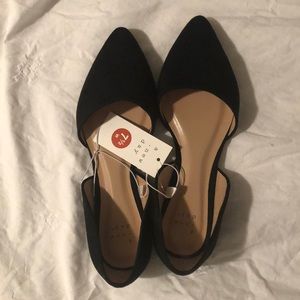 A New Day black slip-on flats